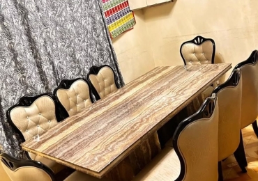 Clean 6-Seater High-End Dining Set On Sale