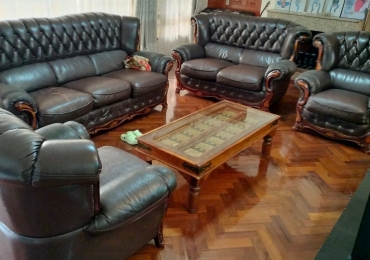 7 seater Leather Sofas